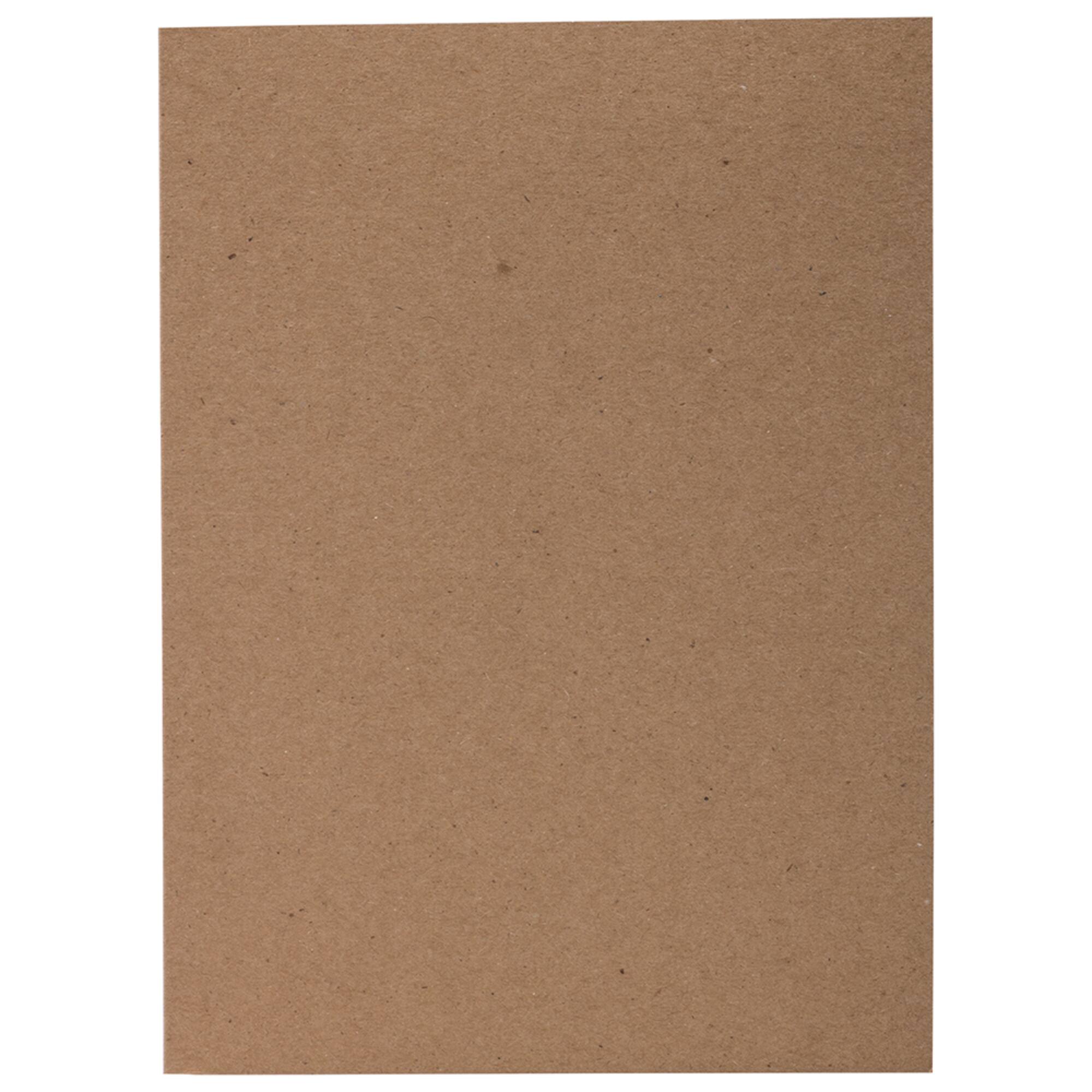 JAM Paper A2 Brown Kraft Recycled Blank Foldover Cards
